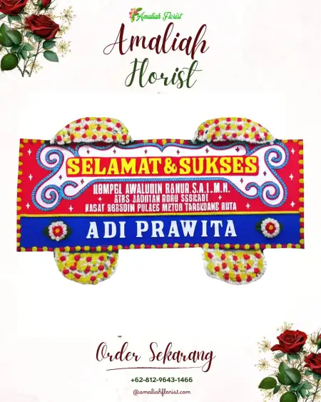 Papan Bunga Ucapan Selamat Pariaman